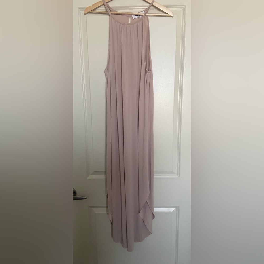 Red Dress Boutique Nude/Pink Maxi Dress NWOT